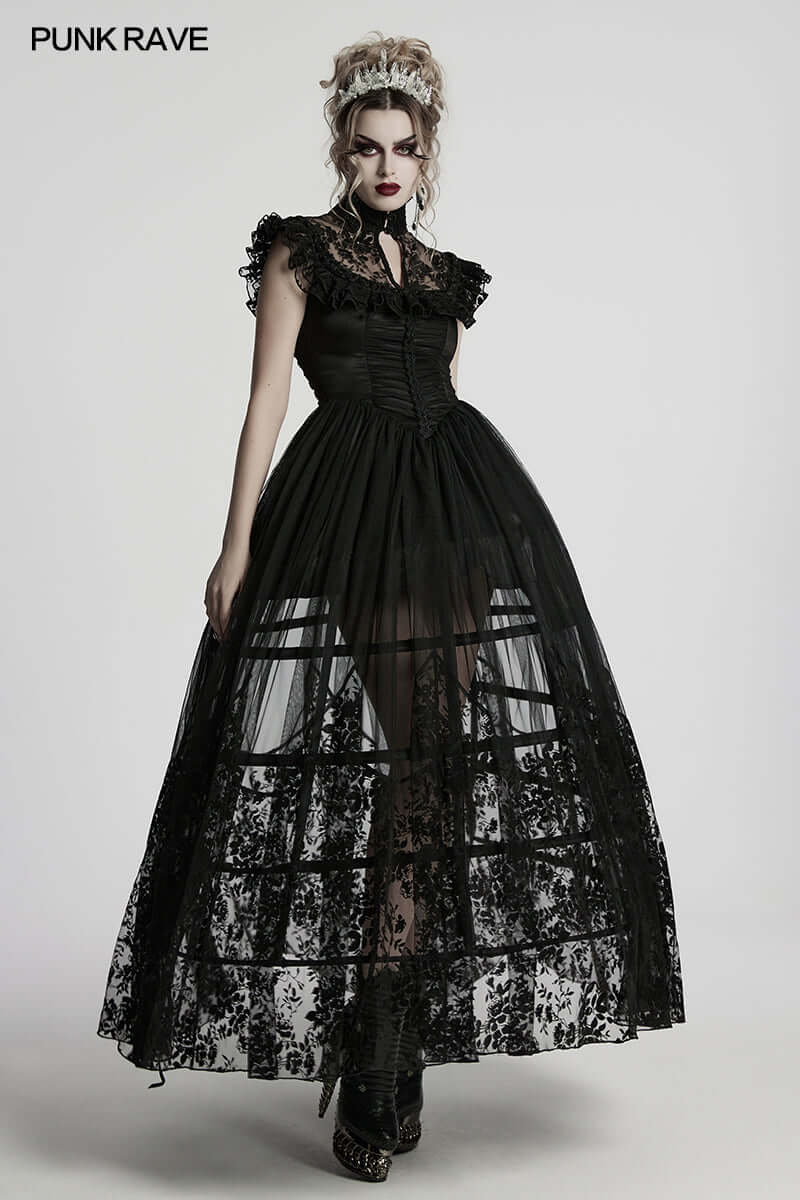 Punk Rave Gorgeous White Crystal Headband