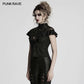 Punk Rave Gothic Applique Top