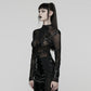 Punk Rave Goth Lace Mesh Undershirt