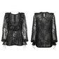 Punk Rave Demille Sequinned Lace Blouse