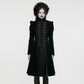 Punk Rave Aviara Dark Green Velvet Coat