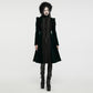 Punk Rave Aviara Dark Green Velvet Coat