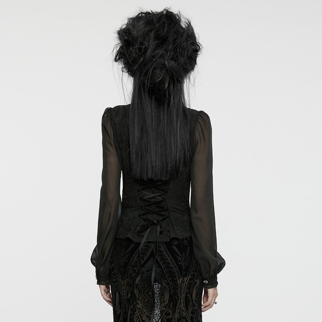 Punk Rave Cimarron Gothic Keyhole Shirt