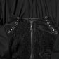 Punk Rave Punk Hooded Cloak in Black