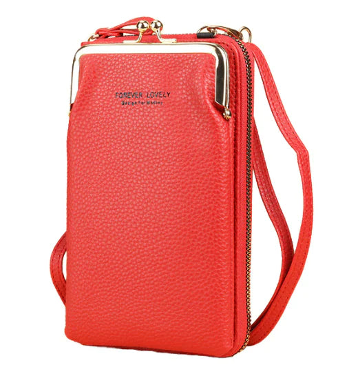 Forever Lovely Smart Phone Bag Purse with Shoulder Strap, Multi Colours