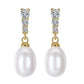 French-Style Pearl Droplet Fashion Earrings