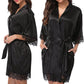 Women's Kimono Style Silk Robe Loungewear