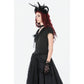 Dark in Love Courtly Cross Gem Pendant Gothic Blouse