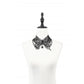 Dark in Love Lysandra Butterfly Lace Beaded Collar Necklace