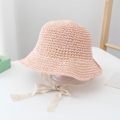 Fashion Baby and Toddler Straw Hat With Bow Detail