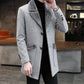 Men's Faux Fur and Chenille Thick Overcoat