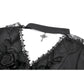 Dark in Love Courtly Cross Gem Pendant Gothic Blouse