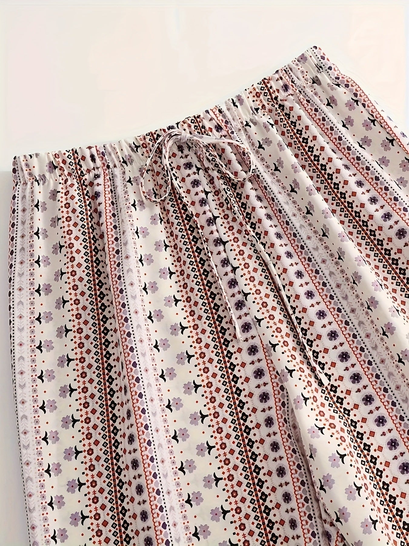Women's Casual Beach Elastic-Waist Holiday Long Shorts