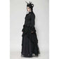 Dark in Love Felicity Gothic Lacy Zip-Up Tailcoat Shirt