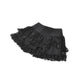 Dark in Love Punk Eyelet Lace-Layered Mini Skirt