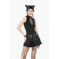 Dark in Love Metal Tactical Punk Skirt