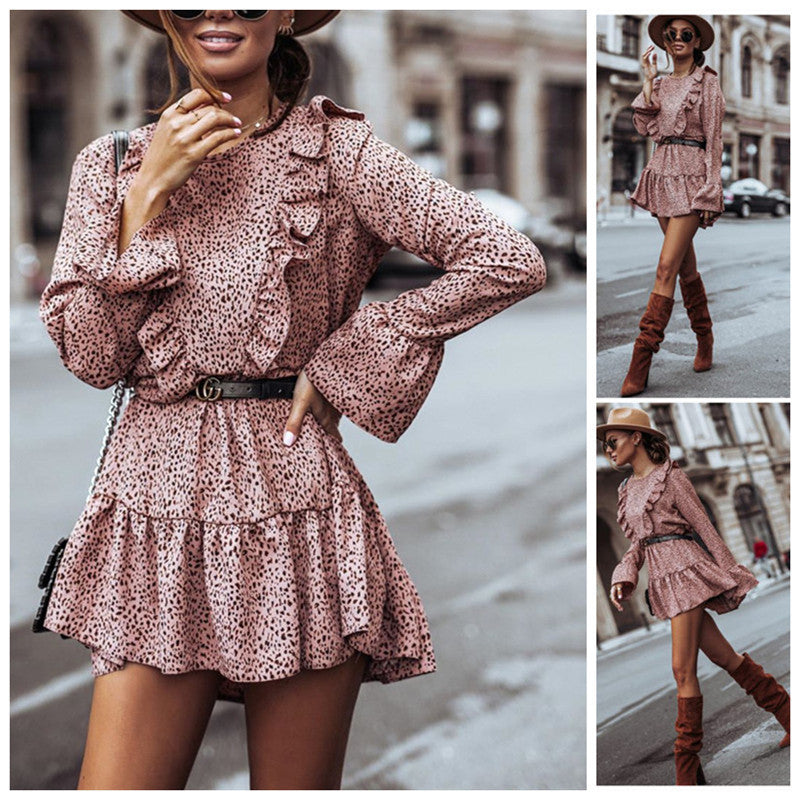 Vireous Bib Detail Summer Mini Dress