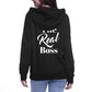 The Boss and The Real Boss Couple's Hoodies, His and Hers Gift