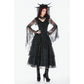 Dark In Love Gothic Lace Bell-Sleeve Cape