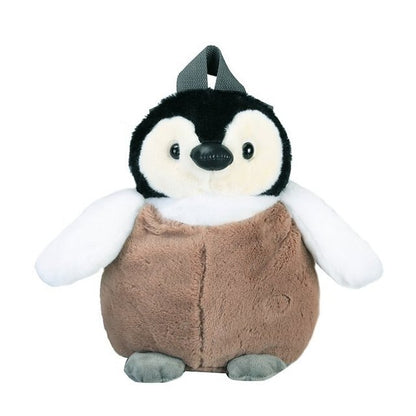 Mignon pingouin en peluche sac en peluche sac à bandoulière Animal sac à dos voyage sac à main cadeau