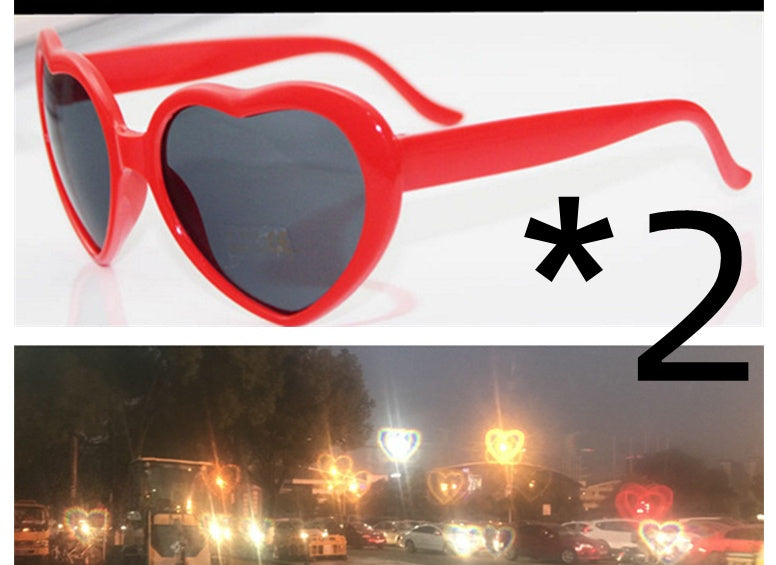 Night Lights 'Love' Special Effects Sunglasses