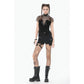Dark in Love Punk Metal Utility Shorts