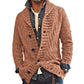 Men's Long-Sleeve Thick Needlepoint Sweater