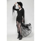 Dark in Love Pandora Witchy Asymmetrical Long Dress