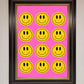 Acid Smile, Faces Framed Poster