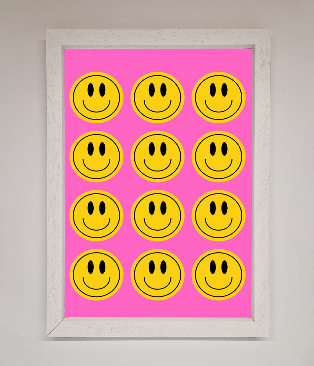 Acid Smile, Faces Framed Poster