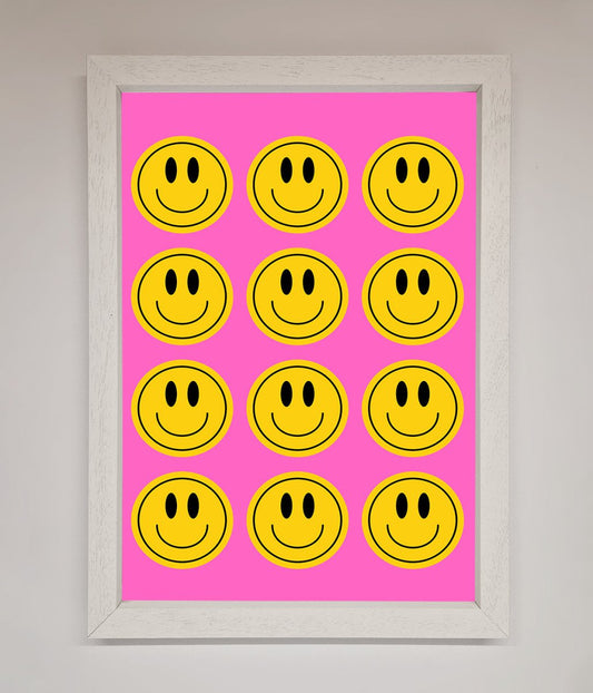 Acid Smile, Faces Framed Poster
