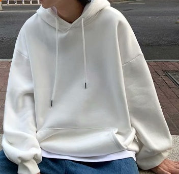Unisex Fashion Solid Colour Large-Size Hoodie