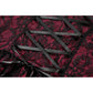 Dark in Love Red Black Lace Princess Dress