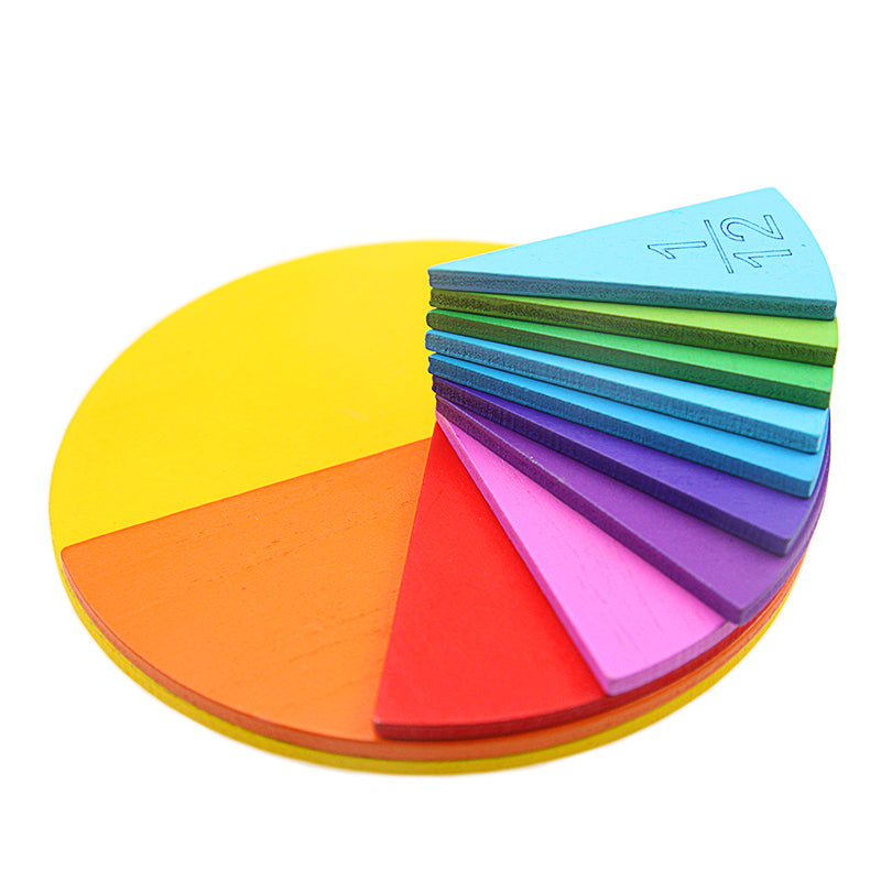 Montessori Early Learning Maths Fraction Board