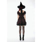 Dark in Love Red Black Lace Princess Dress