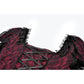 Dark in Love Red Black Lace Princess Dress