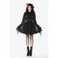 Dark in Love Bellatrix Gothic Embroidered Petticoat Skirt