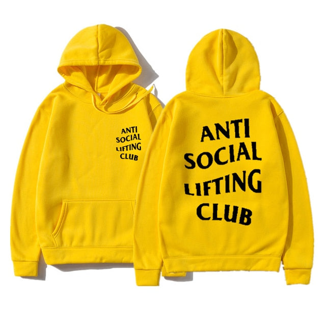 Anti Social Lifting Club Sweatshirt Hoodie Unisex