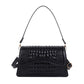 Crocodile Print One Shoulder Crossbody Bag, Candy Colours