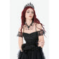 Dark In Love Adelina Vintage Lace-Layered Choker
