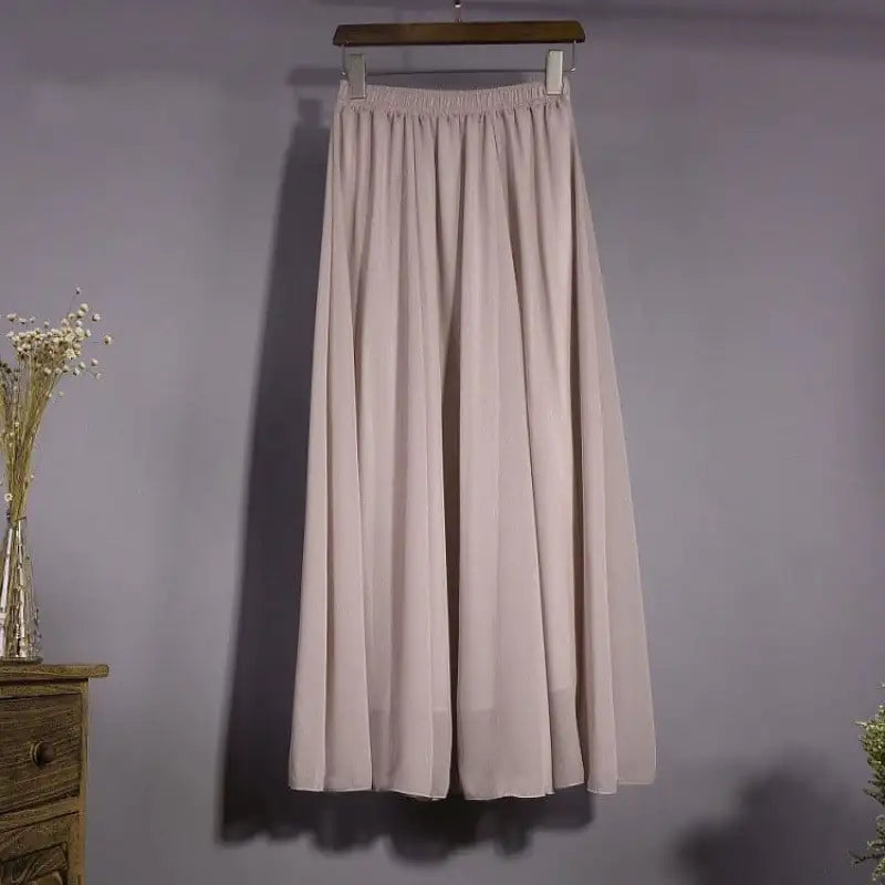 High Waist Long or Half-Length Floaty Chiffon Skirt, Spring and Summer Collection