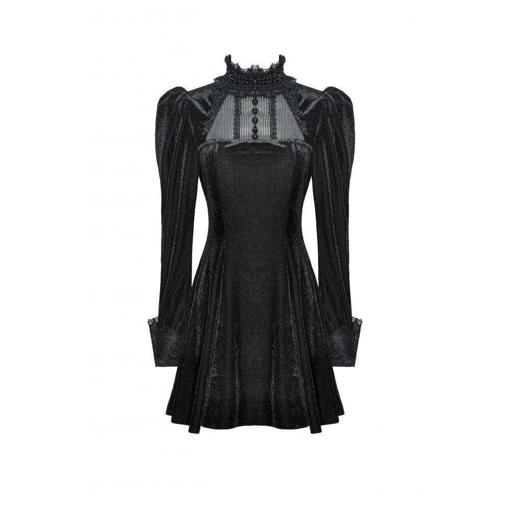 Dark in Love Inez Dark Elegant Velvet Lace Gown