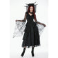 Dark In Love Gothic Lace Bell-Sleeve Cape