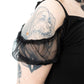 Poizen Industries Banshee Gothic Layered Mini Dress