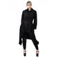Vixxen Basilica Cathedral-Inspired Printed Zip-Up Hoodie in Black