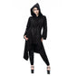 Vixxen Basilica Cathedral-Inspired Printed Zip-Up Hoodie in Black