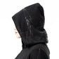 Vixxen Basilica Cathedral-Inspired Printed Zip-Up Hoodie in Black