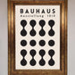 Bauhaus Black 1919 Framed Wall Art