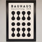 Bauhaus Black 1919 Framed Wall Art