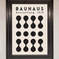 Bauhaus Black 1919 Framed Wall Art